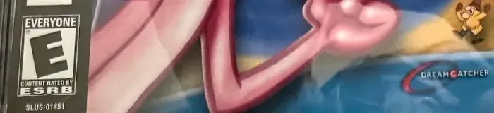 Pink Panther: Pinkadelic Pursuit, the ESRB box on its front