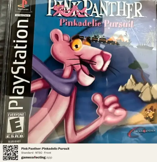 Pink Panther: Pinkadelic Pursuit PlayStation, NTSC box front