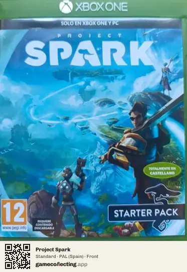 Project Spark Xbox One, Spain box front