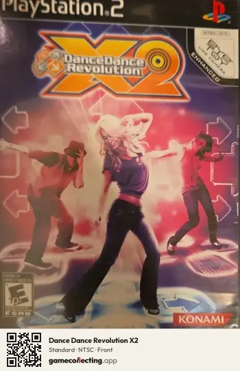 Dance Dance Revolution X2 PlayStation 2, NTSC box front