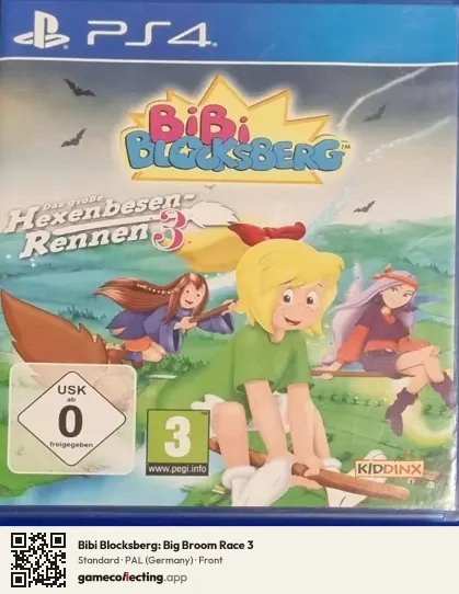 Bibi Blocksberg: Big Broom Race 3 PlayStation 4, Germany box front