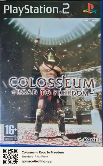 Colosseum: Road to Freedom PlayStation 2, PAL box front