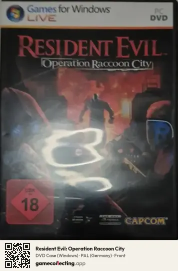 Resident Evil: Operation Raccoon City Computer, Germany box front