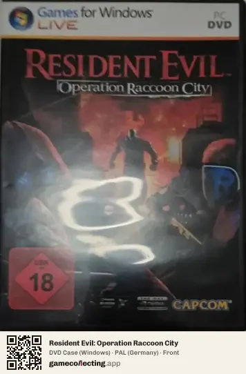 Resident Evil: Operation Raccoon City Computer, Germany box front