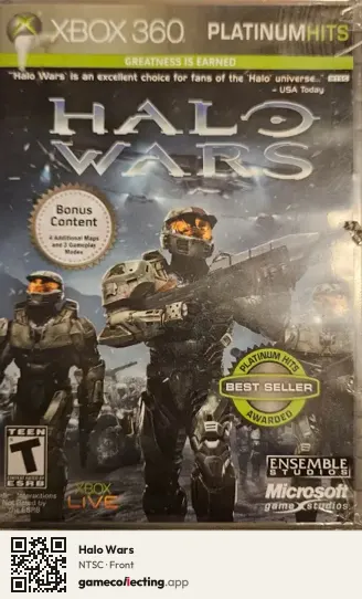 Halo Wars Xbox 360, NTSC box front