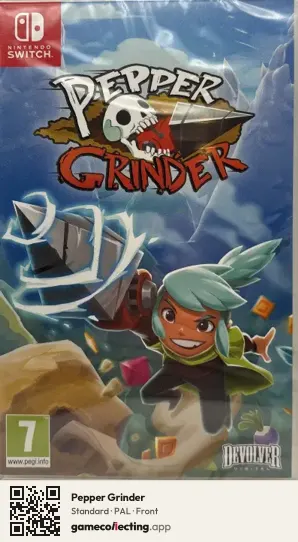 Pepper Grinder Nintendo Switch, PAL box front