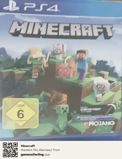 Minecraft PlayStation 4, Germany box front