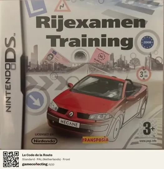 Le Code de la Route Nintendo DS, Netherlands box front