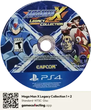 Mega Man X Legacy Collection 1 + 2 PlayStation 4, NTSC disc