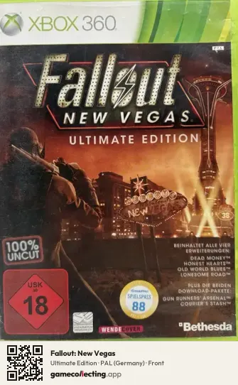 Fallout: New Vegas Xbox 360, Germany box front