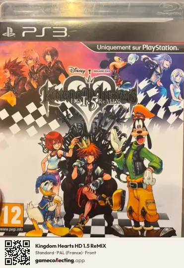 Kingdom Hearts HD 1.5 ReMIX PlayStation 3, France box front