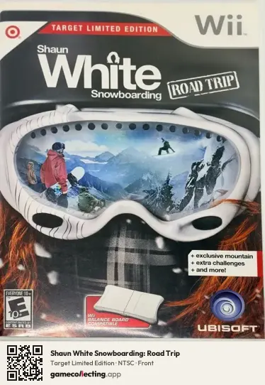 Shaun White Snowboarding: Road Trip Nintendo Wii, NTSC box front