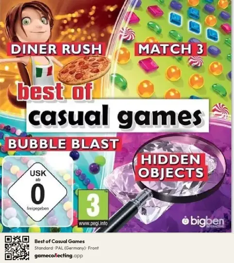 Best of Casual Games Nintendo 3DS, Germany box front