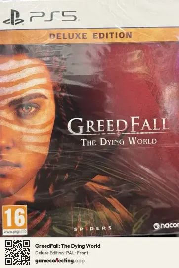 GreedFall: The Dying World PlayStation 5, PAL box front