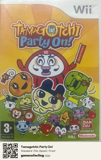 Tamagotchi: Party On! Nintendo Wii, Spain box front