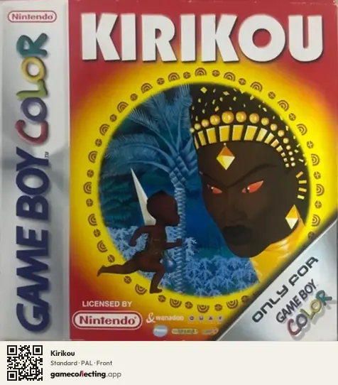 Kirikou Game Boy Color, PAL box front