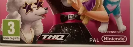Barbie: Groom and Glam Pups, the PEGI square on its front