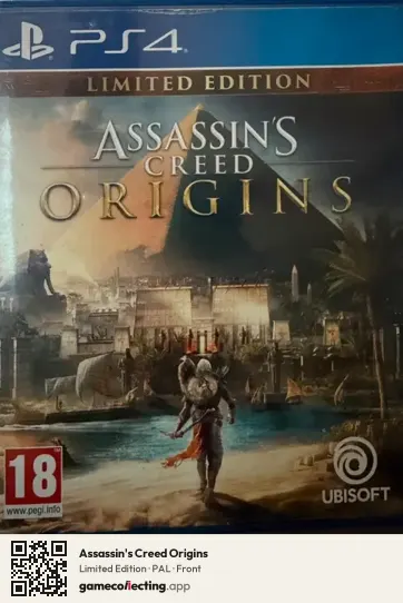 Assassin's Creed Origins PlayStation 4, PAL box front