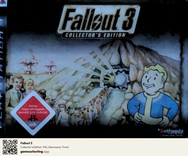 Fallout 3 PlayStation 3, Germany box front