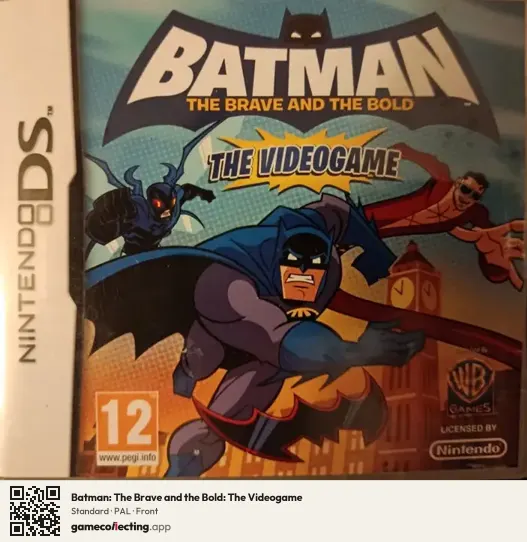 Batman: The Brave and the Bold: The Videogame Nintendo DS, PAL box front