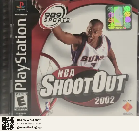 NBA ShootOut 2002 PlayStation, NTSC box front