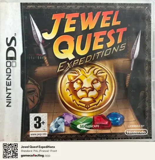 Jewel Quest Expeditions Nintendo DS, France box front
