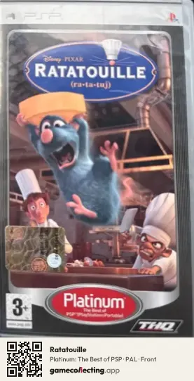 Ratatouille PlayStation Portable, PAL box front