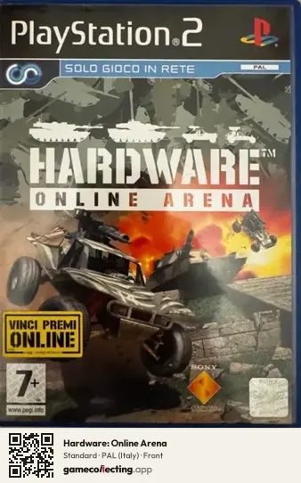 Hardware: Online Arena PlayStation 2, Italy box front