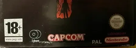Resident Evil, the PEGI square on its front