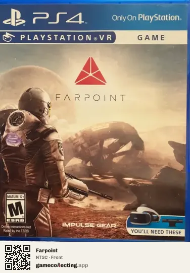Farpoint PlayStation 4, NTSC box front