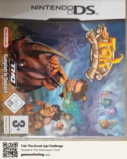 Tak: The Great Juju Challenge Nintendo DS, Germany box front