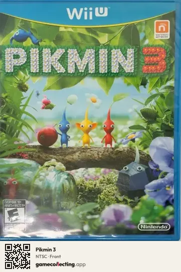 Pikmin 3 Nintendo Wii U, NTSC box front