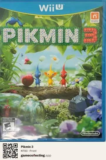 Pikmin 3 Nintendo Wii U, NTSC box front