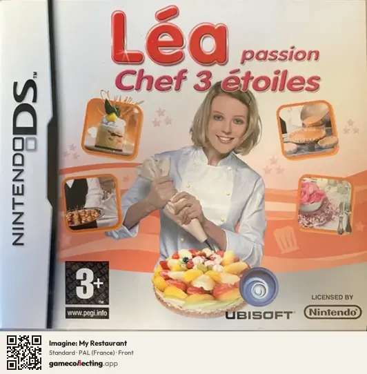 Imagine: My Restaurant Nintendo DS, France box front