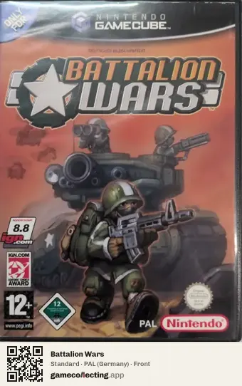 Battalion Wars Nintendo GameCube, Germany box front