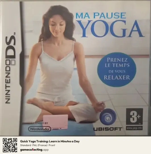 Quick Yoga Training: Learn in Minutes a Day Nintendo DS, France box front