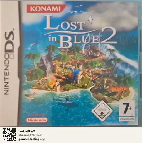 Lost in Blue 2 Nintendo DS, PAL box front