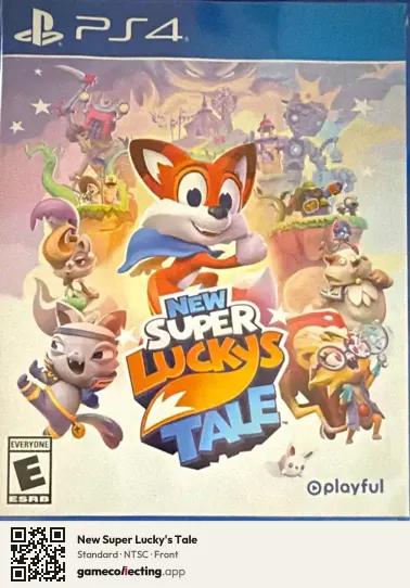 New Super Lucky's Tale PlayStation 4, NTSC box front