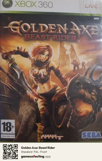 Golden Axe: Beast Rider Xbox 360, PAL box front