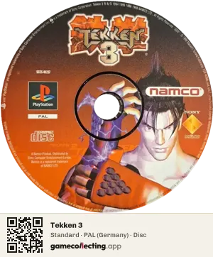 Tekken 3 PlayStation, PAL disc