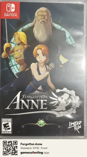 Forgotton Anne Nintendo Switch, NTSC box front
