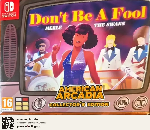 American Arcadia Nintendo Switch, PAL box front