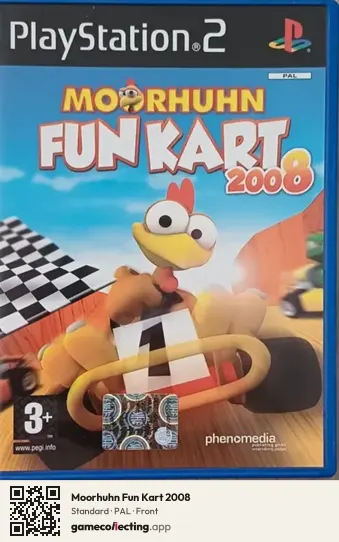Moorhuhn Fun Kart 2008 PlayStation 2, PAL box front
