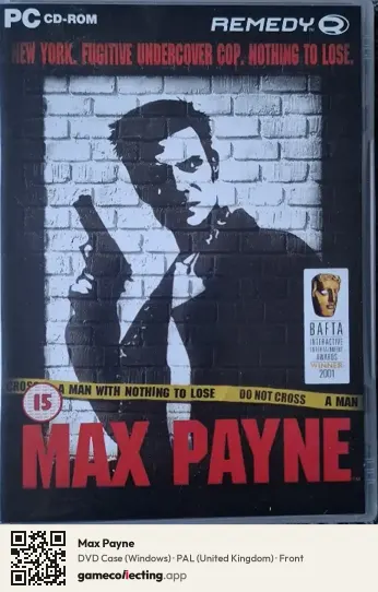 Max Payne Computer, United Kingdom box front