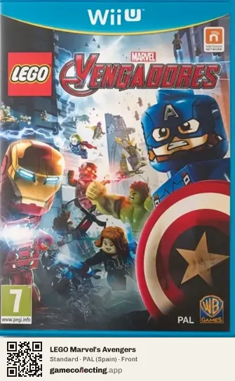 LEGO Marvel's Avengers Nintendo Wii U, Spain box front