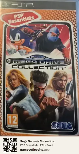 Sega Genesis Collection PlayStation Portable, PAL box front