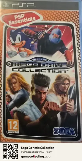 Sega Genesis Collection PlayStation Portable, PAL box front