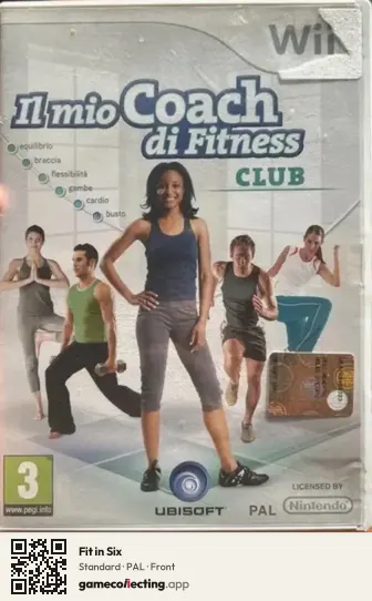 Fit in Six Nintendo Wii, PAL box front
