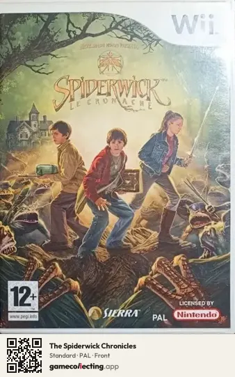 The Spiderwick Chronicles Nintendo Wii, PAL box front
