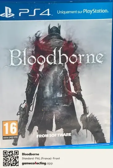 Bloodborne PlayStation 4, France box front